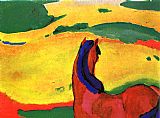 Horse in a Landscape by Franz Marc